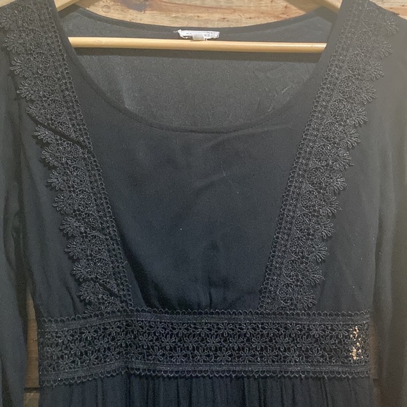 En Creme Bohemian Black Mini Dress. C - Picture 4 of 13